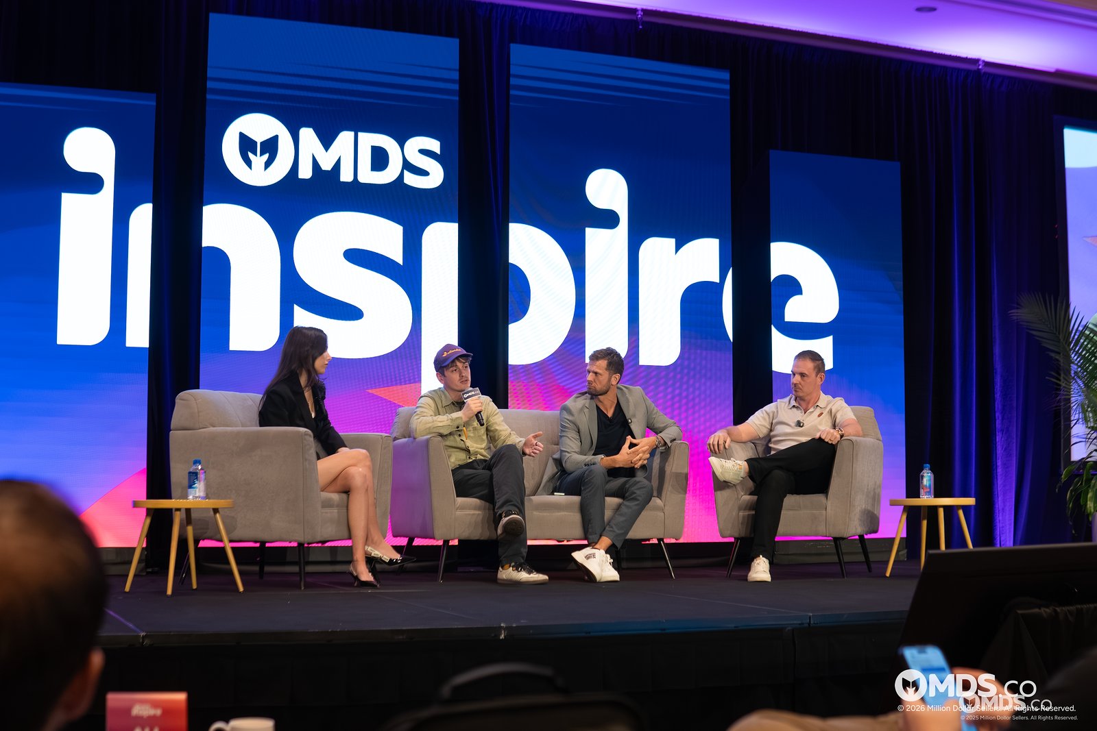Founder conversations at a previous MDS Inspire event. Gala date and venue will be announced.