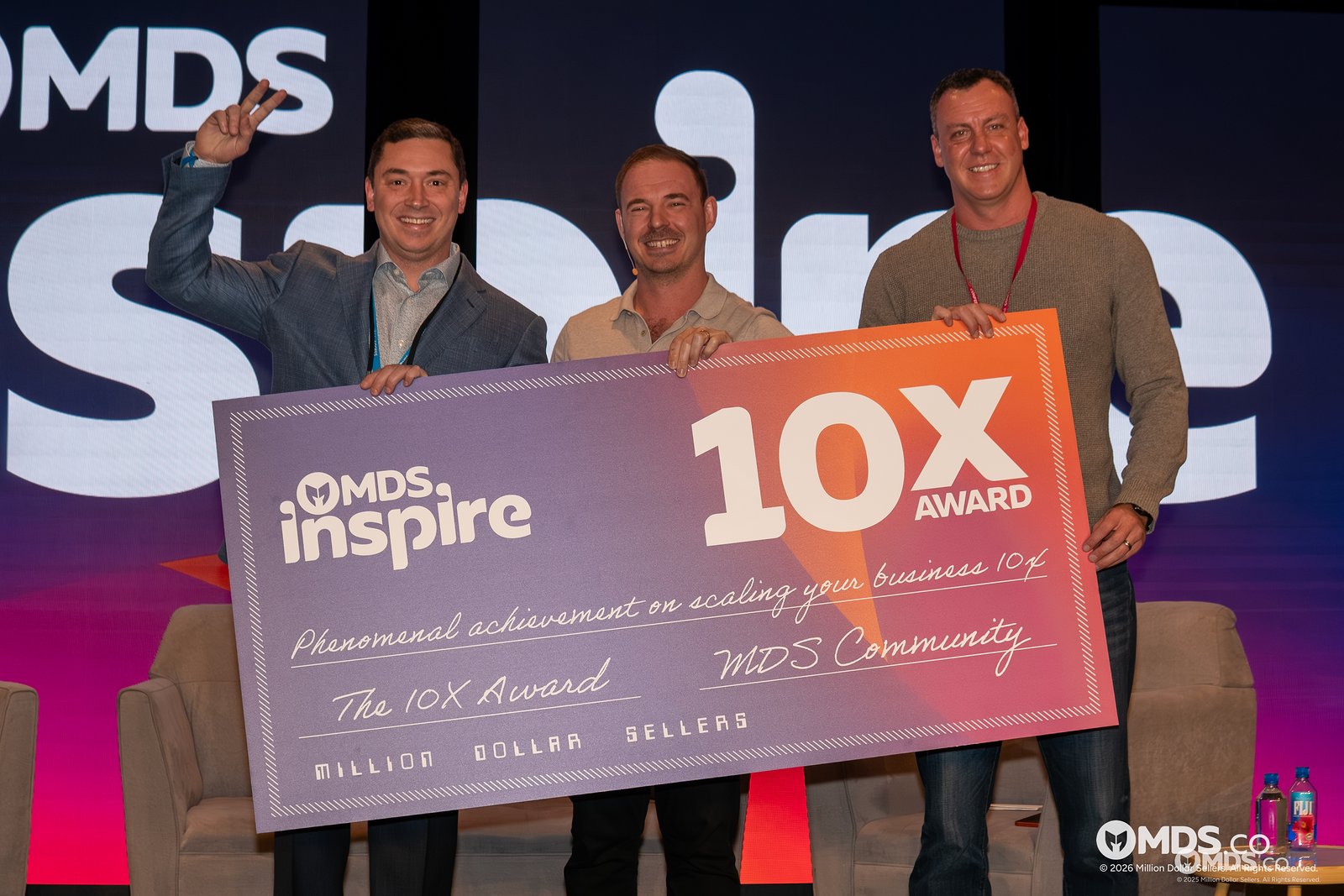 Award recognition at a previous MDS Inspire event. The inaugural Consumer 300 is in 2027.